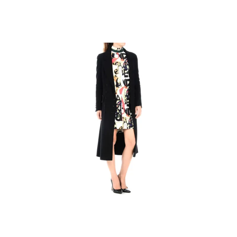 Burberry Velvet Jackets Women's Black-3
