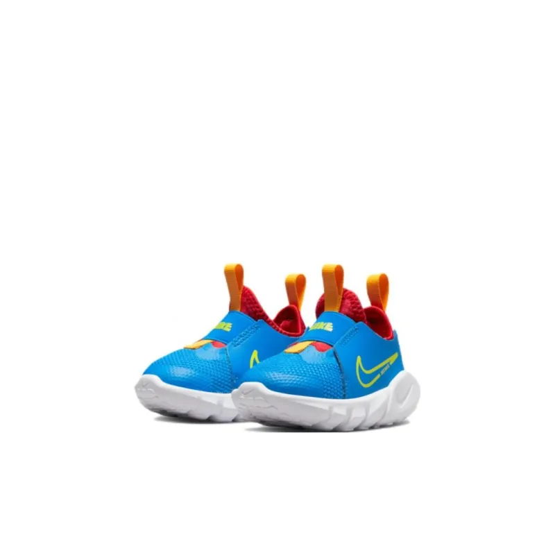 Nike Flex Runner 2 Slip Resistant Cushioning Low Top Running Shoes Blue Red Infant And Toddler-2