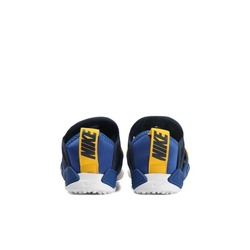 Nike Huarache Extreme Low Top Toddler Shoes Black Blue Yellow Infant And Toddler-3