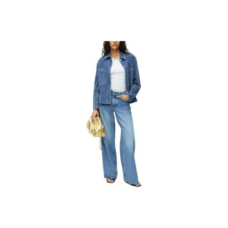 ARKET Denim Jackets Women's Blue-2