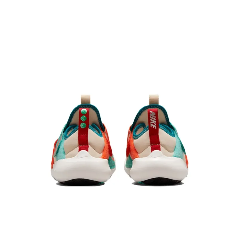 Nike Flex Advance Abrasion Resistant Low Top Kids' Running Shoes Beige Orange Children Aged 3 7 Years Old-4