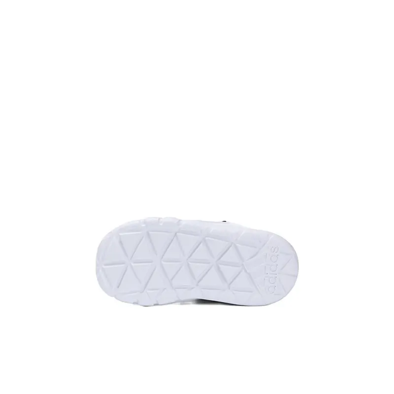 Adidas Rapidaflex El I Abrasion Resistant Low Top Toddler Shoes Gray Green Infant And Toddler-4