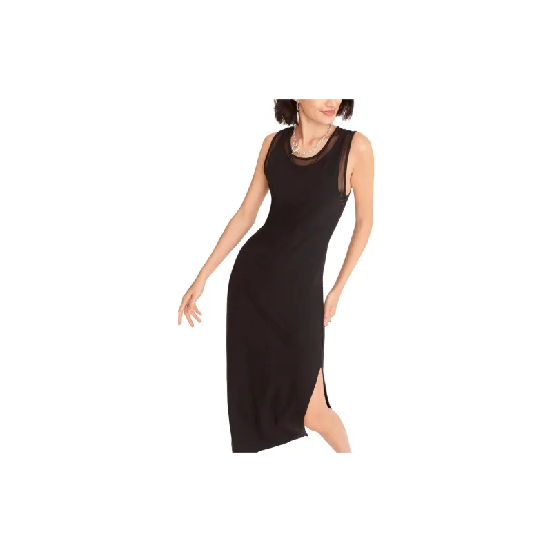 DKNY Sleeveless Dresses Women's Black-4