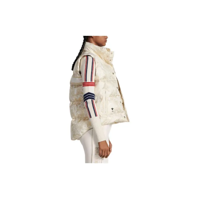 DIOR FW23 Down Jacket Women's Gold-3