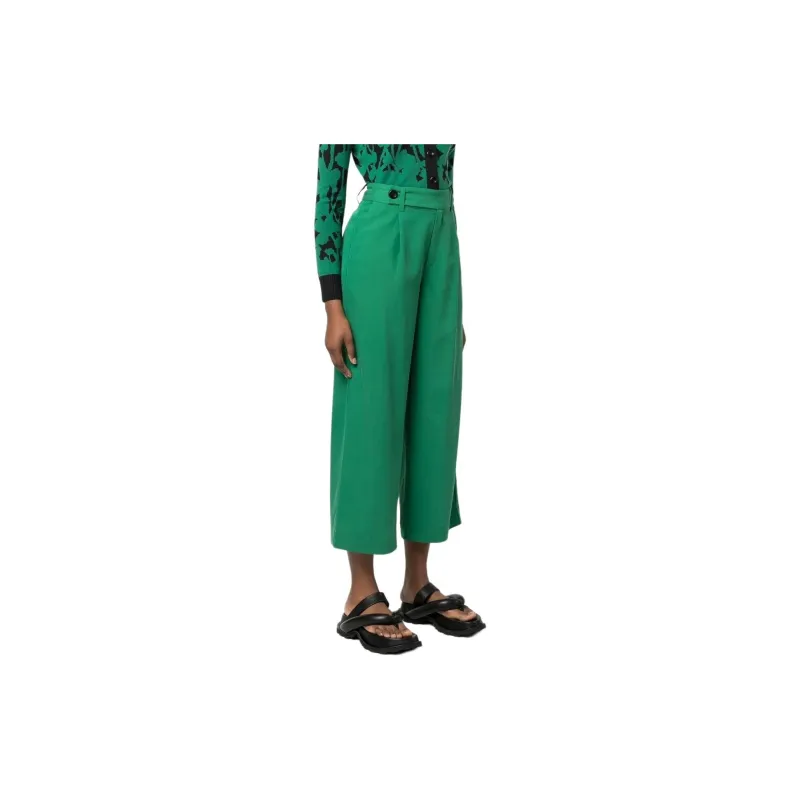 PROENZA SCHOULER Drapey Suiting Wide leg Tailored Trousers-2
