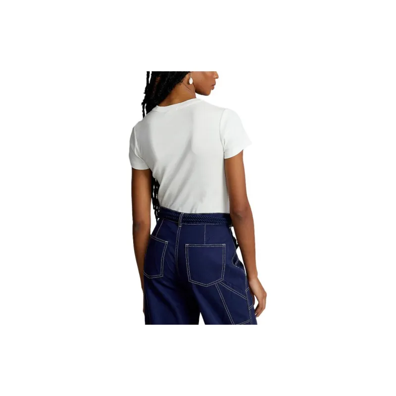 Polo Ralph Lauren T Shirts Women's White-3