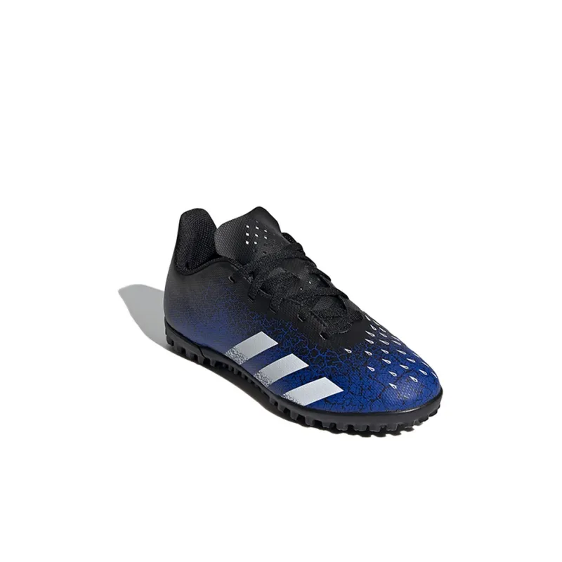 Adidas Slip Resistant Cushioning Wear Resistant Low Top Kids' Soccer Shoes Blue Kids'-2