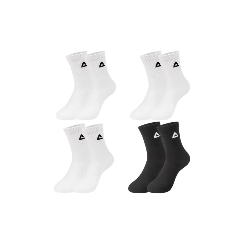 PEAK Mid-Calf Socks Unisex 4 Pack-11