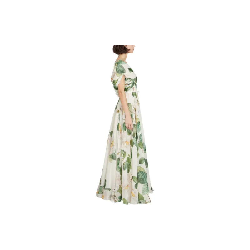 Giambattista Vall Giant Bloom Silk Maxi Dress-3