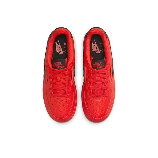 Nike Air Force 1 Low Mesh Pocket Habanero Red GS POIZON