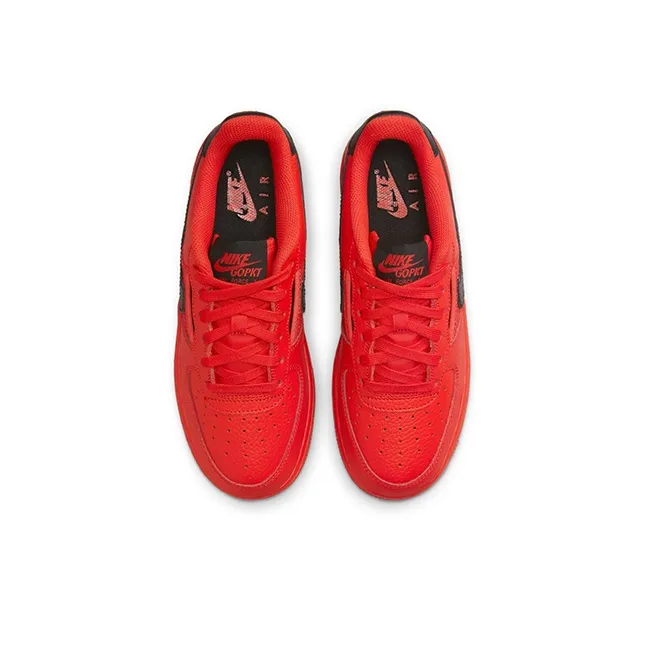 Nike Air Force 1 Low Mesh Pocket Habanero Red GS-3