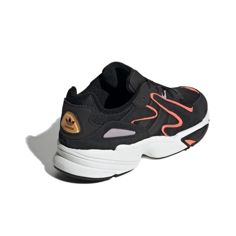 Adidas Originals Yung 96 Yung 96 Chasm J Low Top Sports Casual Shoes Black Teenagers-3