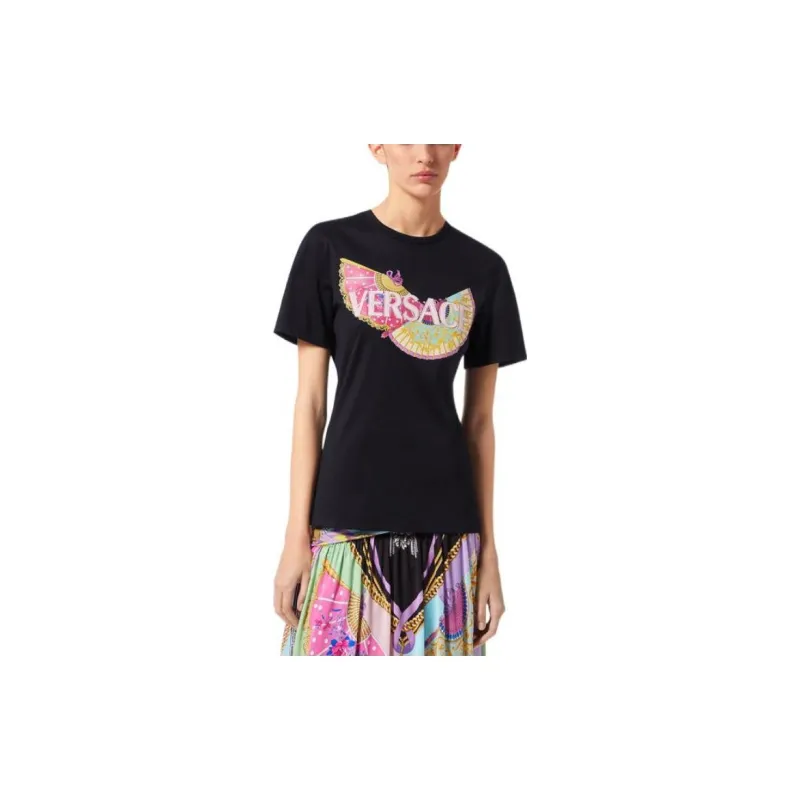 VERSACE T Shirts Women's Black-2