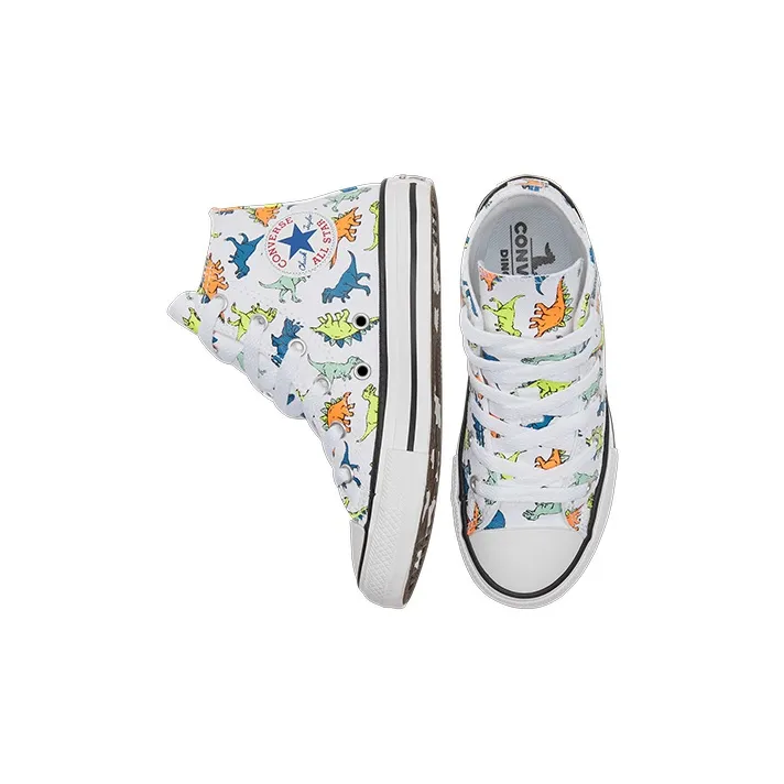 Converse Chuck Taylor All Star High GS 'Dinoverse Print'-3