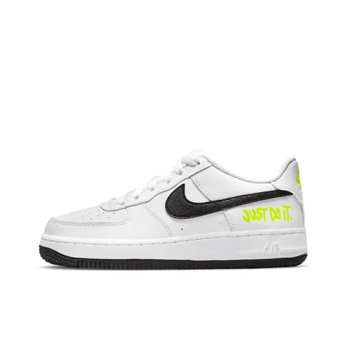 Nike Air Force 1 Low Just Do It White Volt GS