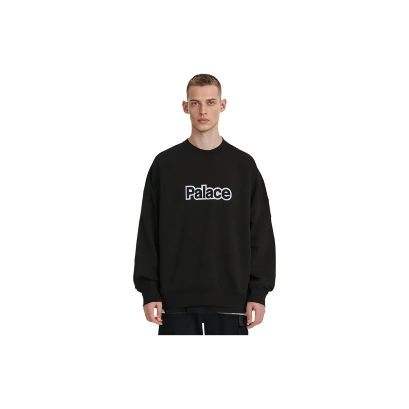 PALACE Sweatshirts Unisex Black-2