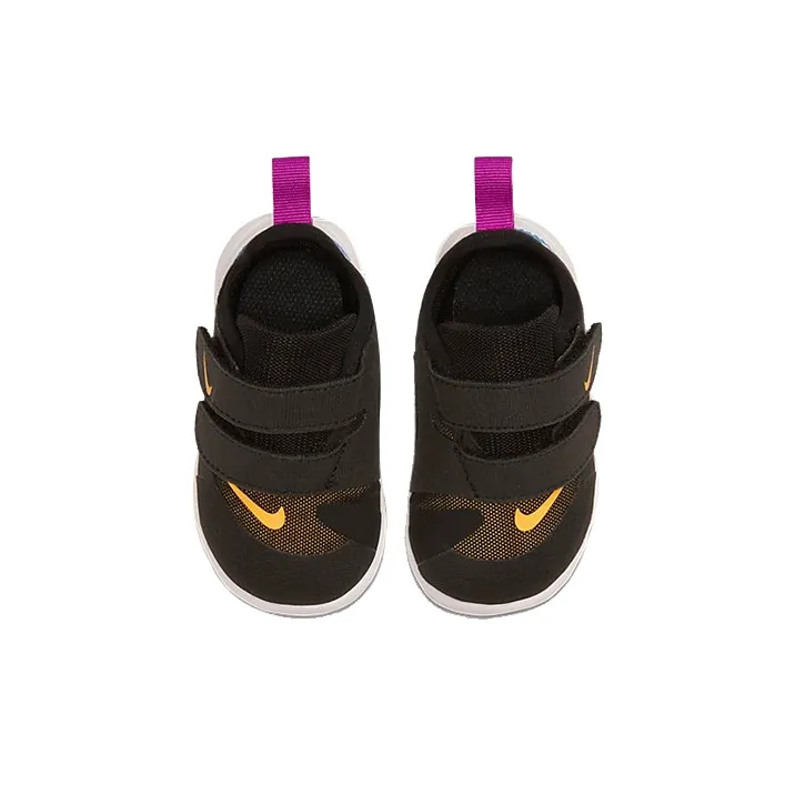 Nike Free RN 5.0 Low Top Running Shoes Black Yellow Infant And Toddler-3