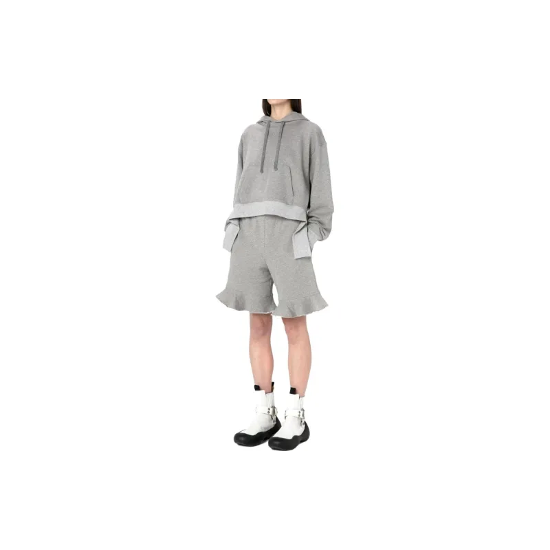JW Anderson Deconstructed Cropped Hoodie-3