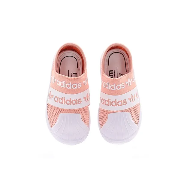 Adidas Originals SMR 360 I Abrasion Resistant Breathable Low Top Toddler Shoes Pink Infant And Toddler-3