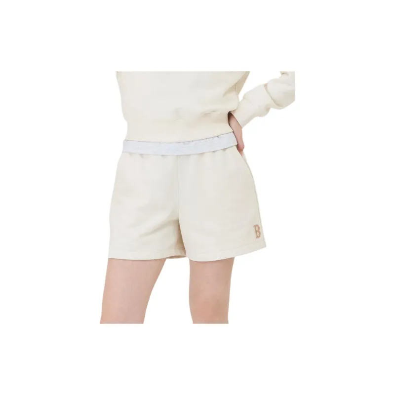 MLB Casual Shorts Women's Dark Cream-3