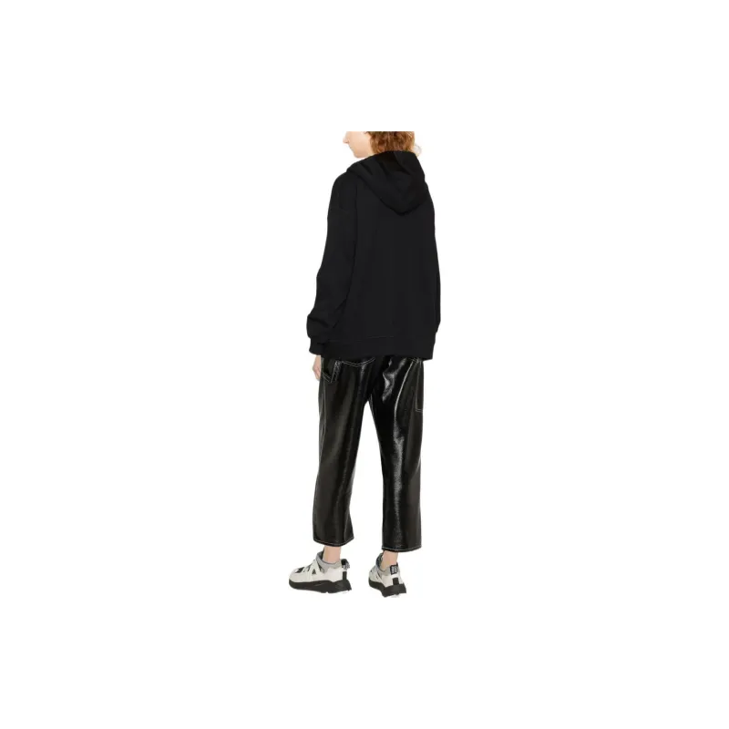 GANNI Sweatshirt Coat Women's Black-3