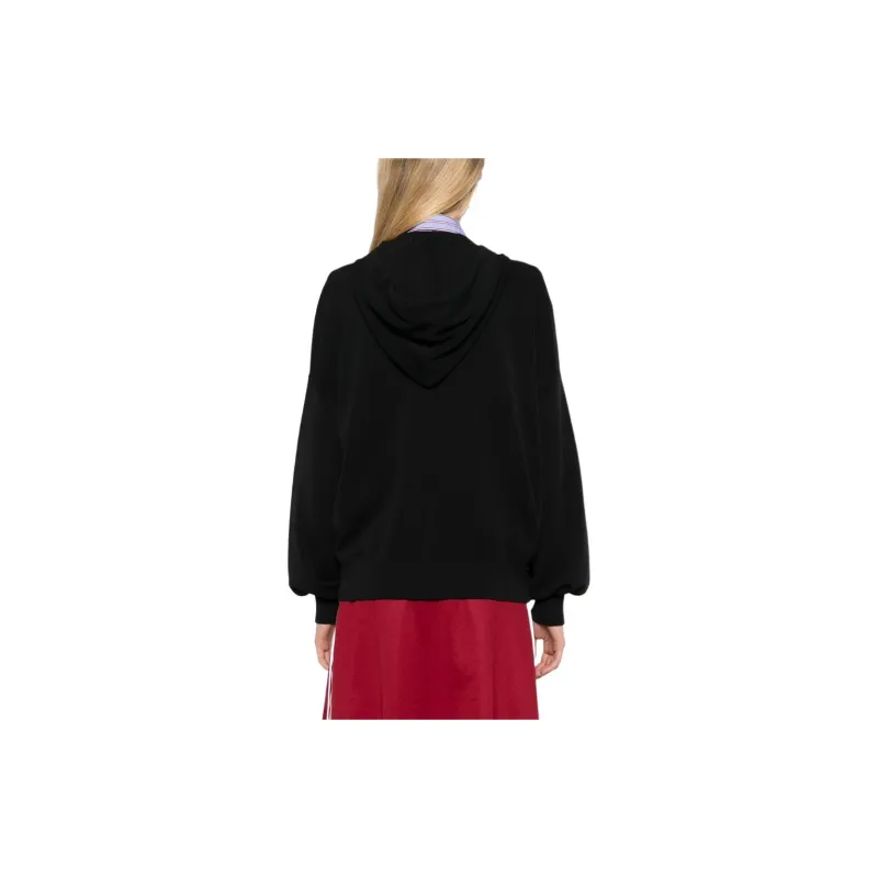 PINKO Tirage Drawstring Zip Up Hoodie-2