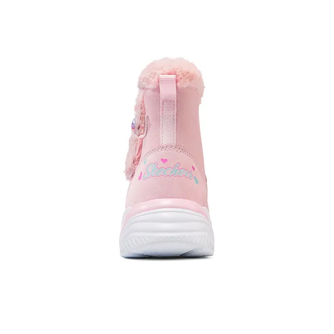 Skechers Kids Warm Kids' Boots Pink Children Aged 3-7 Years Old-4