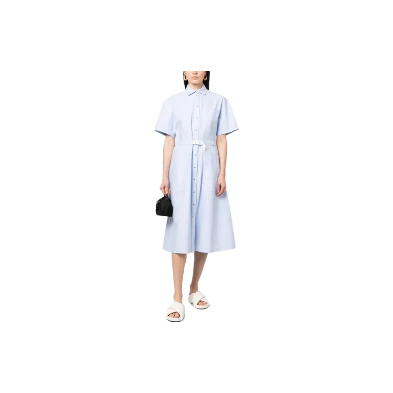 Moncler Short-Sleeved Dresses Women's Sky Blue-1