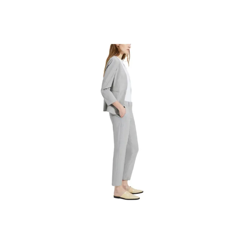 THEORY Casual Pants Women's Light Gray-1