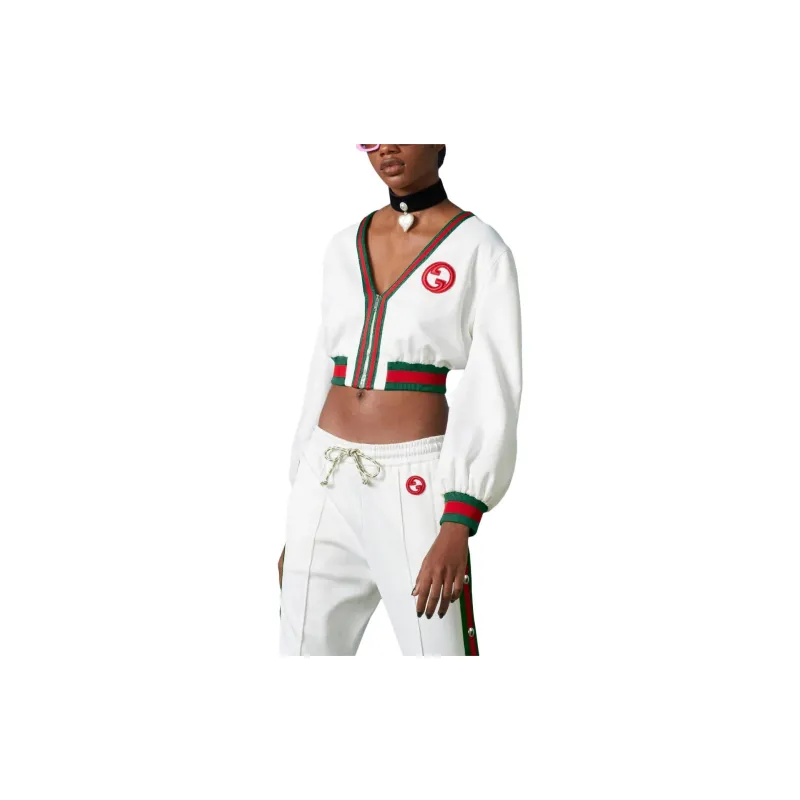 GUCCI Jackets Women's White-3
