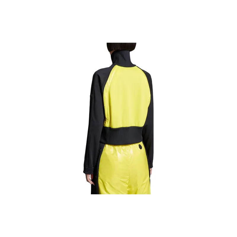 Moncler X Adidas Originals Acetate Zip Up Sweatshirt Black & Yellow-2