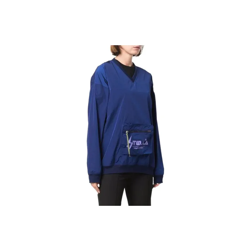 Stella McCartney V neck Pouch Pocket Sweatshirt-2
