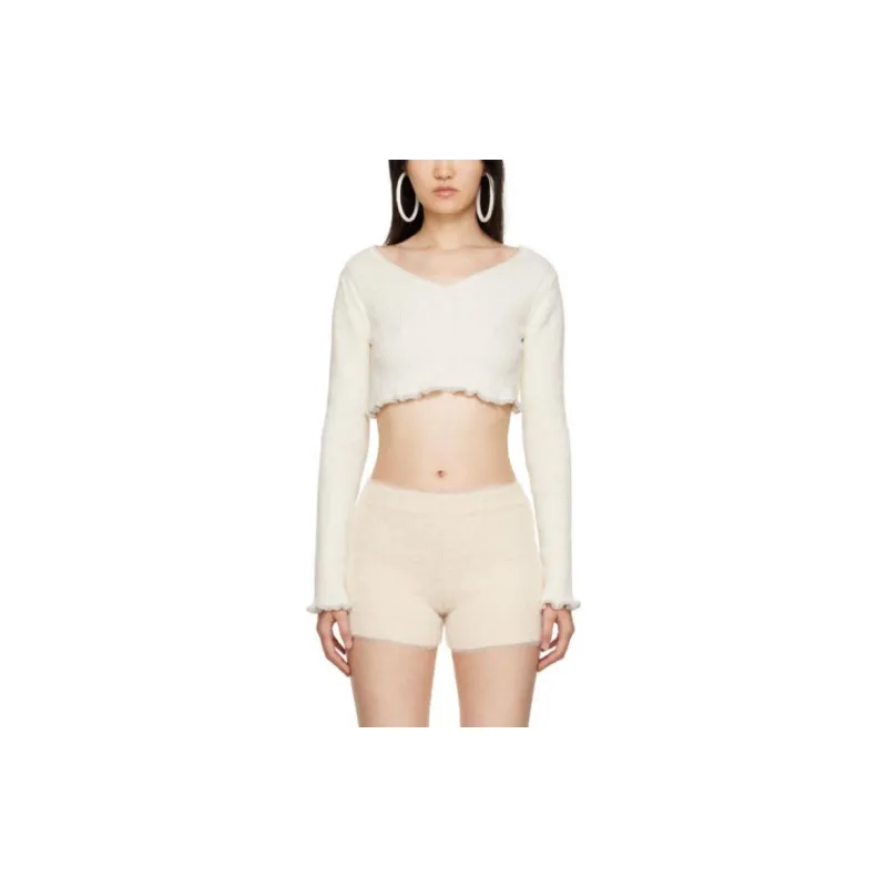 Jacquemus La Maille Santon Cropped Jumper-1