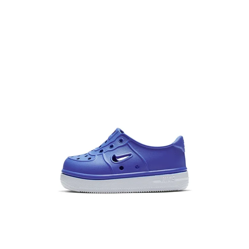 Nike Air Force 1 Low Top Skateboard Shoes Blue Infant And Toddler-0