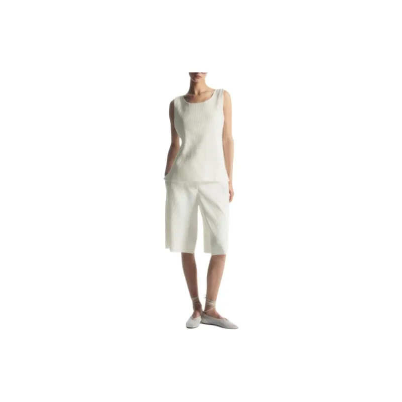 COS Casual Shorts Women's White-1