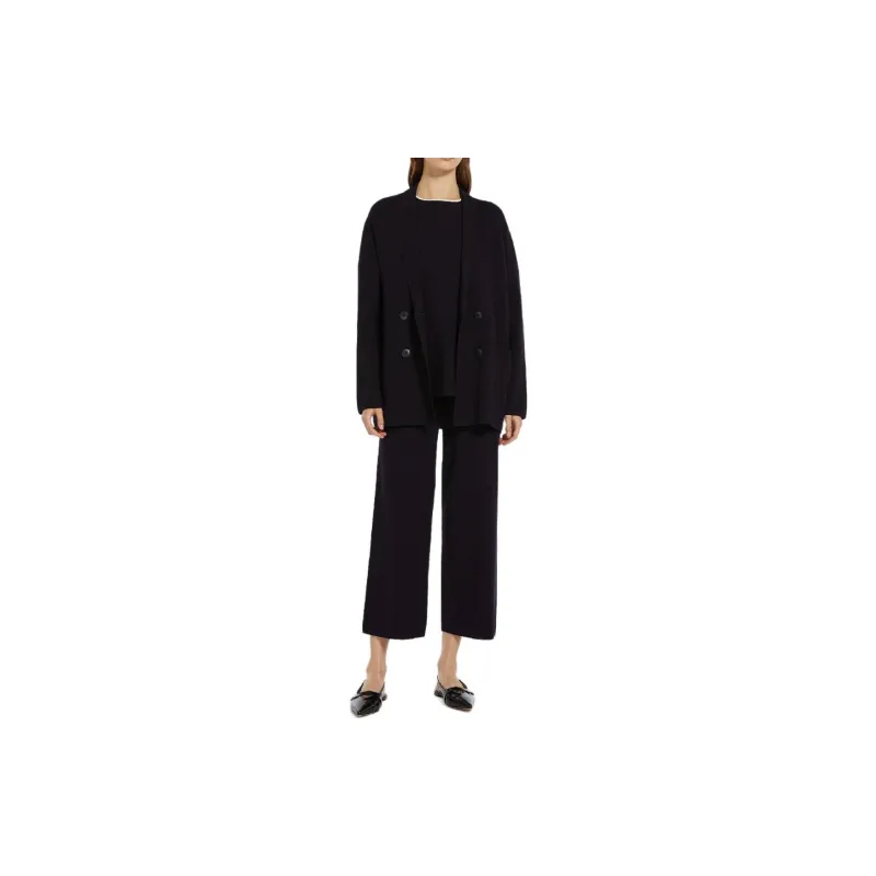 MaxMara Jackets Coats Women's Navy-1