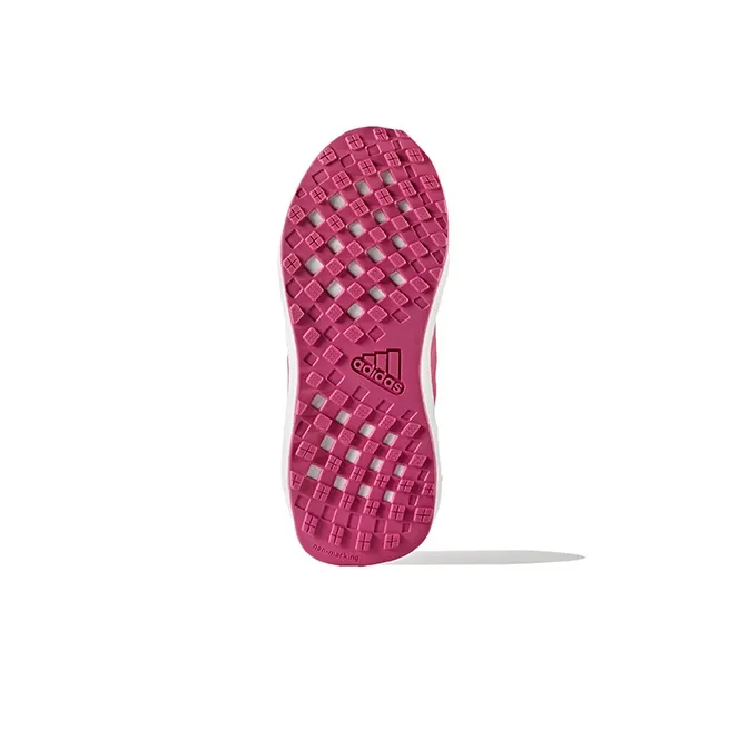 Adidas Rapidarun Wide K Abrasion Resistant Breathable Low Top Kids' Running Shoes Rose Red Kids'-5