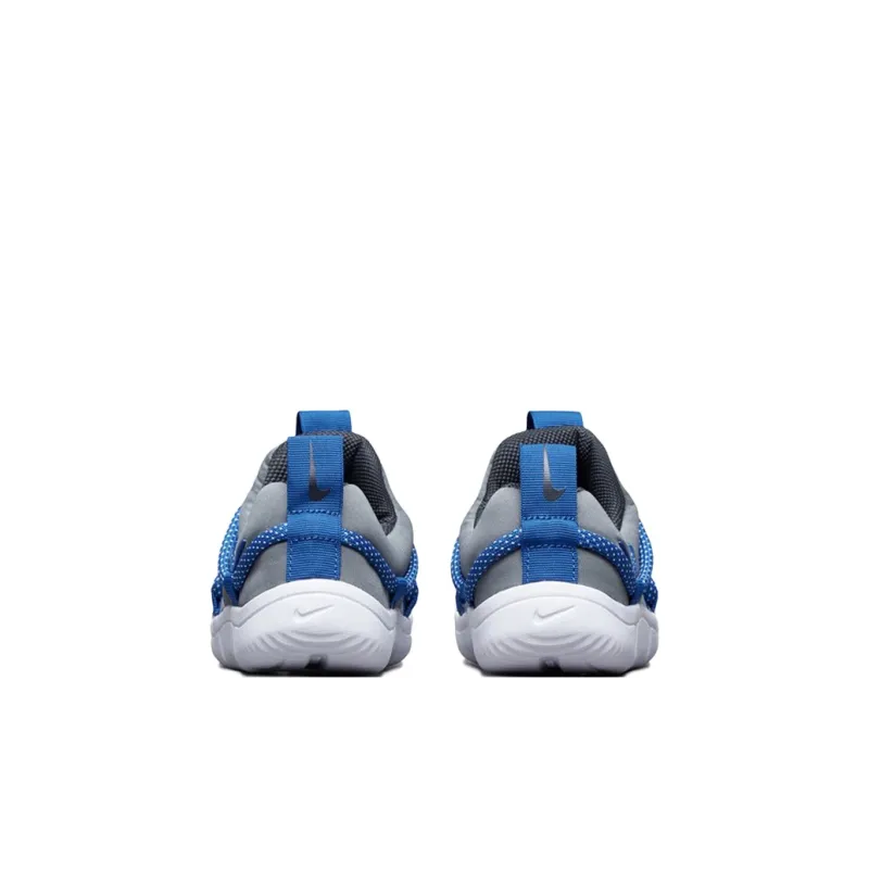 Nike Novice Slip Resistant Cushioning And Breathable Low Top Toddler Shoes Gray Blue Infant And Toddler-4