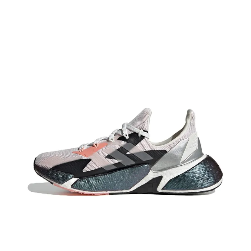 Adidas X9000l4 Running J Wear Resistant Low Top Kids' Running Shoes Pink White Teenagers-0