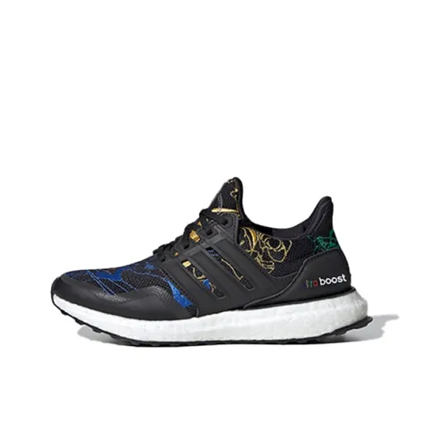 Adidas ULT J Low Top Kids' Running Shoes Black Blue Teenagers