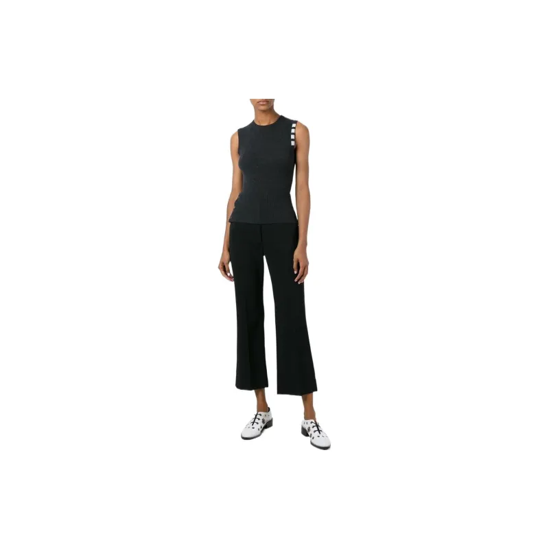 THOM BROWNE Cashmere Stripe Detail Top-1