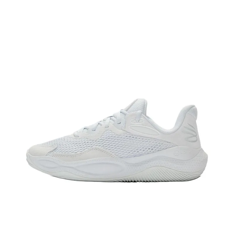 Under Armour Curry Splash 24 Anti Slip Wear Resistant Low Top Basketball Shoes Men's Gray-0