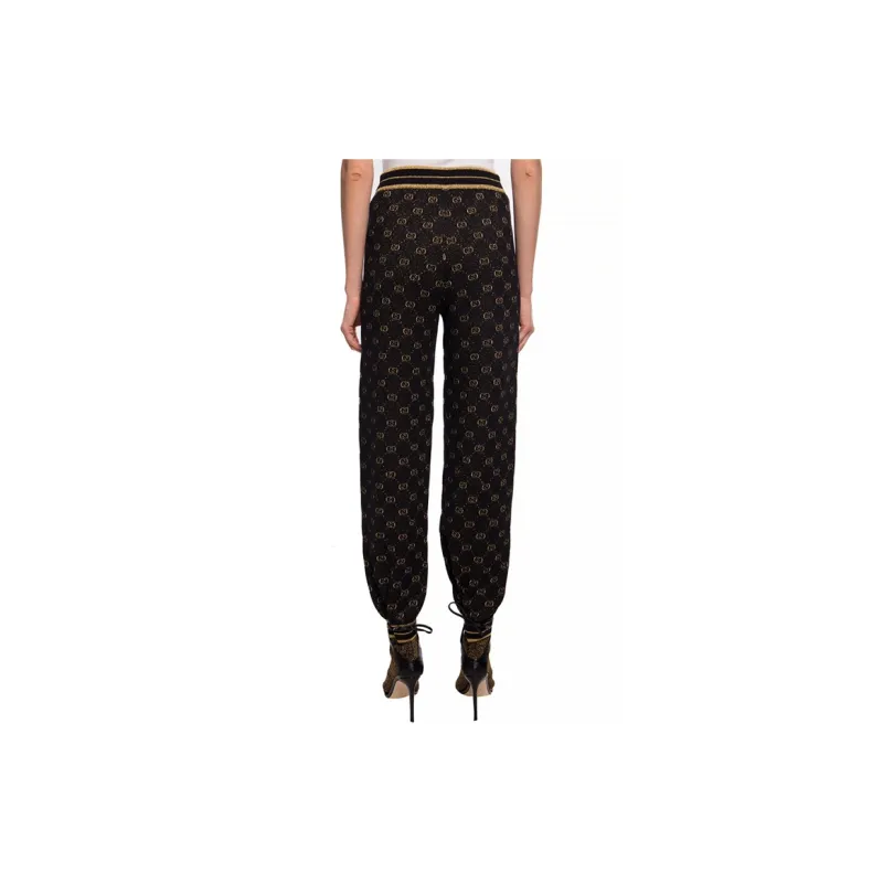 GUCCI Knitted Sports Pants Women's Black-2