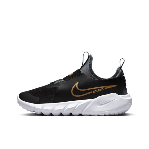 Nike Flex Runner 2 'Black Metallic Gold' GS