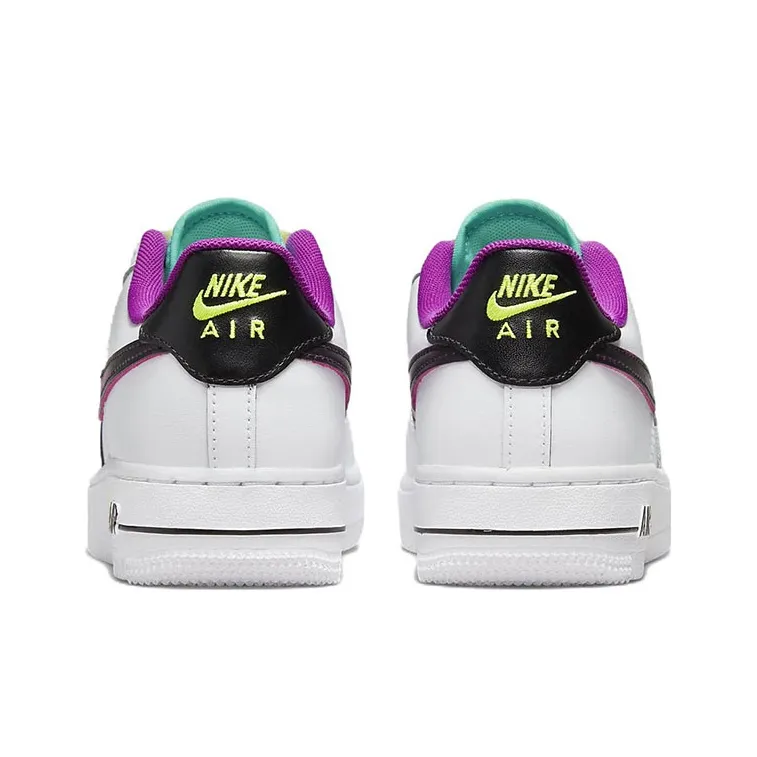 Nike Air Force 1 Low '07 LV8 Just Do It! White Vivid Purple GS-4