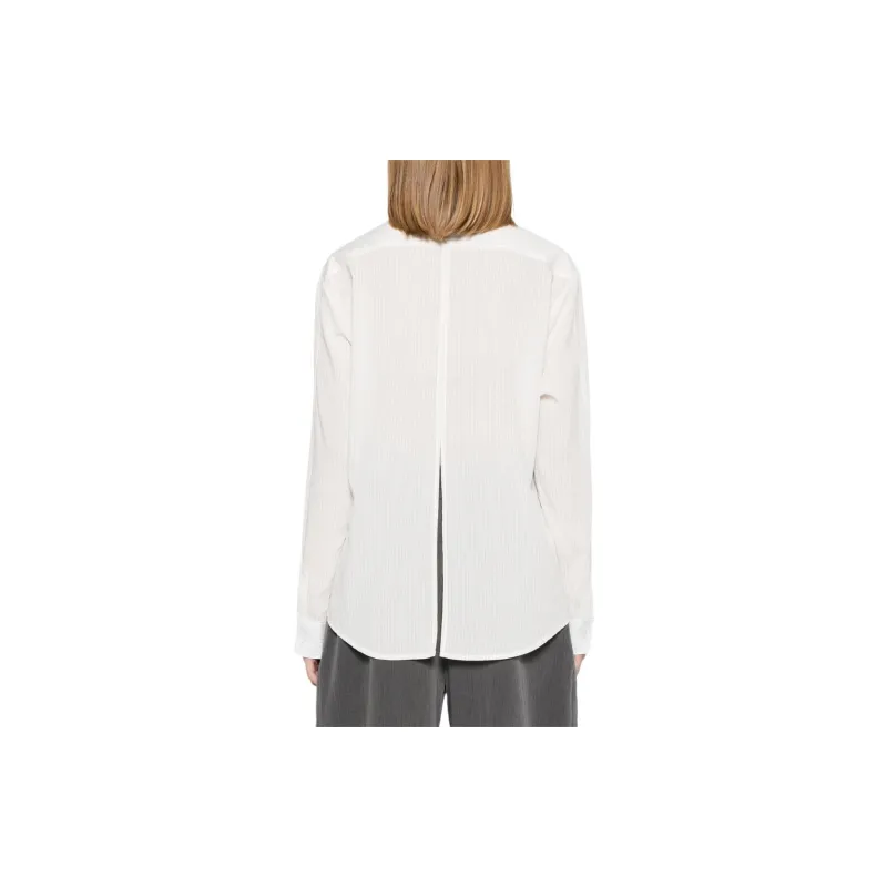 PINKO Long Sleeved Striped Buttoned Shirt-2