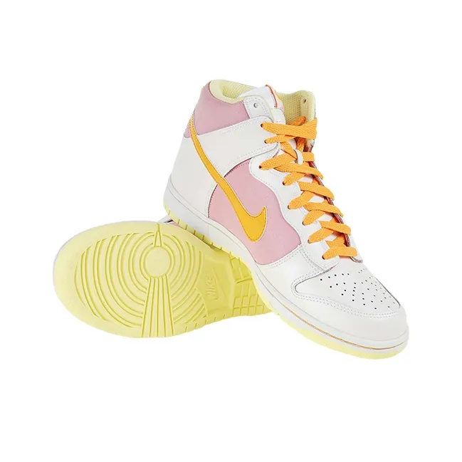 Nike Dunk High High-Top Sneakers Pink/White GS-3