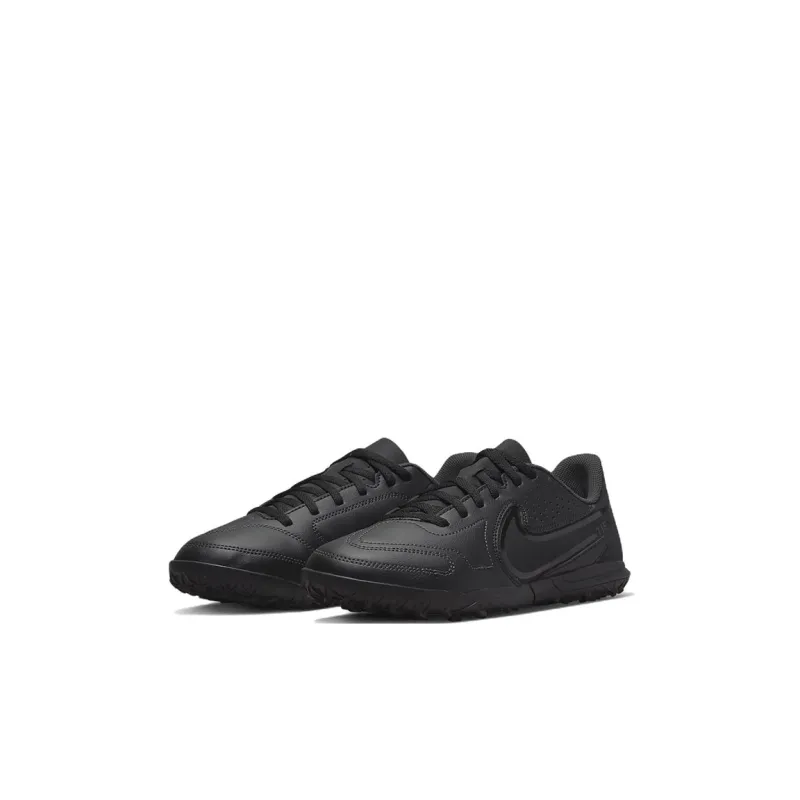 Nike Tiempo Legend 9 JR Club TF Slip Resistant Cushioning Abrasion Resistant Low Top Kids' Soccer Shoes Black Kids'-2