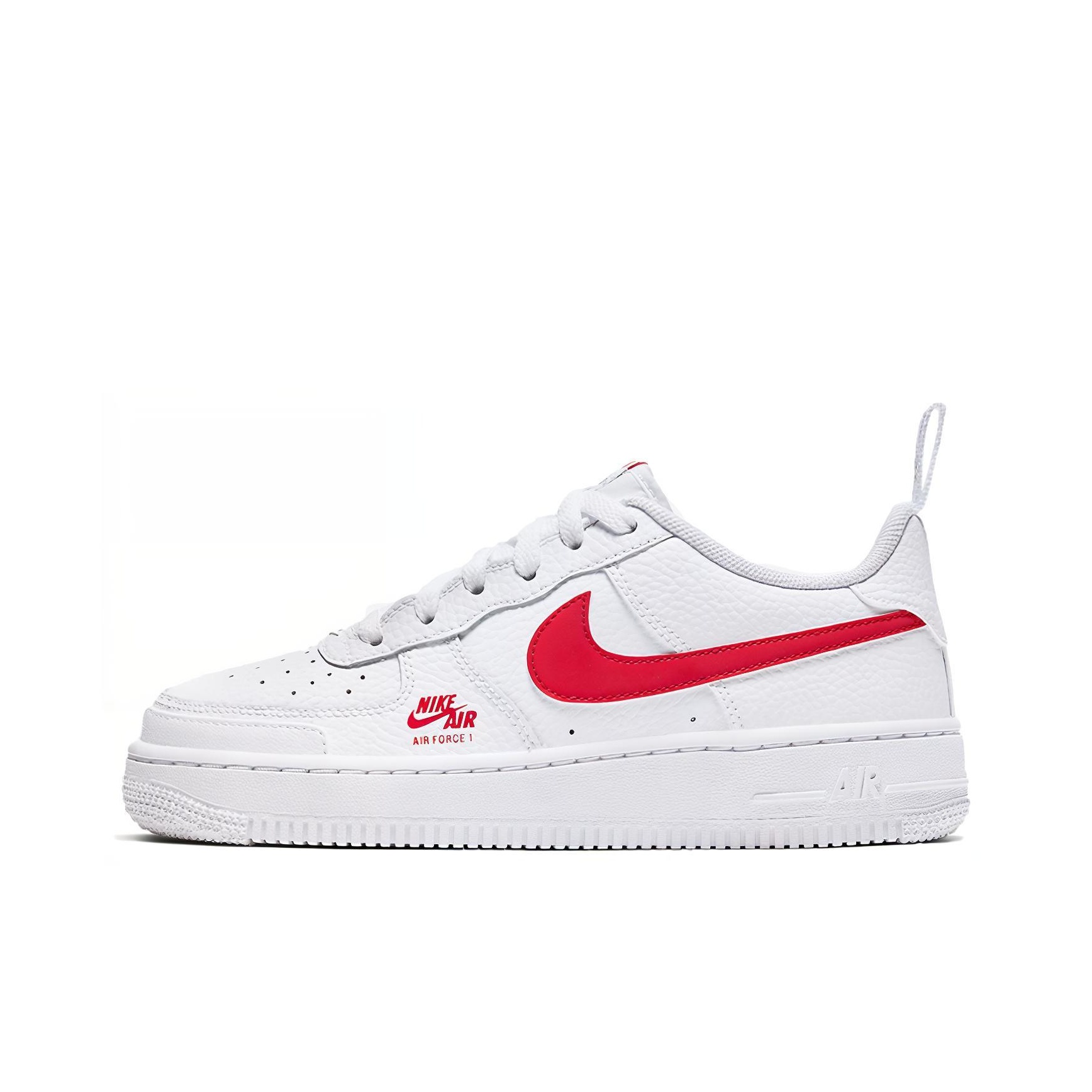 Nike Air Force 1 Low 07 White University Red GS POIZON