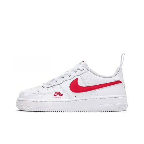 Nike Air Force 1 Low 07 White University Red GS